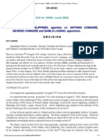 People of The Philippines, Appellee, vs. Antonio Comadre, GEORGE COMADRE and DANILO LOZANO, Appellants