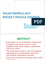 Solid Propellant Rocket Nozzle Erosion