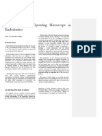 Operating Microscopes in Endodontics