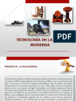 Tecnologia en La Edad Moderna