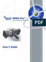 MainConcept MPEG Pro HD V1.04 For Premiere Pro Manual