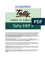 Tally Erp 9 It Assignment