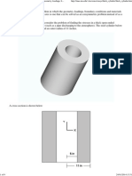 Axisymmetric Analysis - A Problem in Which The Geometry, Loadings, Boundary Conditions and Materials