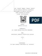 Principales Contratos Civiles en El Salvador