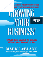 Mark Leblanc Growing Your Business Book