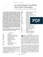 Turbofan Engine Control Design Using Robust Multivariable Control Technologies