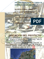 Excavaciones para Instalacion de Tuberias - CPC