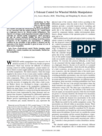 Markovian-Based Fault-Tolerant Control For Wheeled Mobile Manipulators