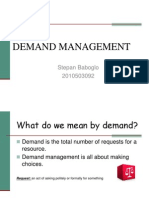 Demand Management