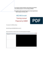 HEC-HMS Model: Training Manual Prepared by ACSAD