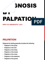 Diagnosis by Palpation in Traditional Chinese Medicine