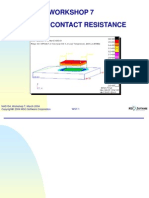 Workshop 7 Thermal Contact Resistance: WS7-1 NAS104, Workshop 7, March 2004 2004 MSC - Software Corporation