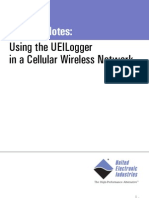 Using The UEILogger in A Cellular Wireless Network