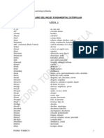 Vocabulario Del Ingles Fundamental Caterpillar