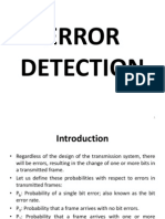 Error Control, Digital Data Communication Technique