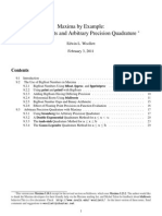 Maxima by Example: Ch.9: Bigfloats and Arbitrary Precision Quadrature