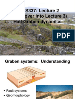 ENVS337: Lecture 2 (& Spill-Over Into Lecture 3) Half Graben Dynamics