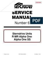 Number 6: Sterndrive Units R MR Alpha One Alpha One SS