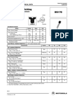 BS170 Transistor Data Sheet