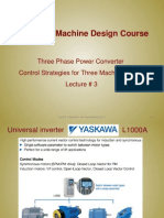 Lecture3 - Three Phase Power Converter Control Strategies For Three Machine Types