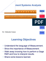 Measurement System Analysis