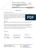 Service Level Benchmarking of Urban Transport For A Medium & Small Sized City