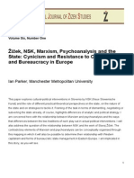 Žižek, NSK, Marxism, Psychoanalysis and The State: Cynicism and Resistance To Capitalism and Bureaucracy in Europe