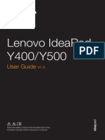 Lenovo Y500 User Manual