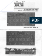 GEMINI PMX-3501 Instruction & Schematics