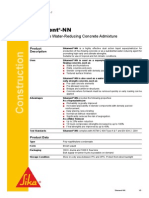 Sikament - NN: High Range Water-Reducing Concrete Admixture