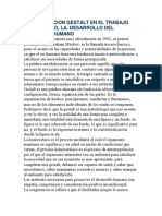 Sensibilizacion Gestalt en El Trabajo Terapeutico