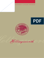 Hollingsworth Scholars Program Brochure