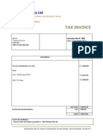 Tax Invoice Invoice: Best Bazaar Pty LTD