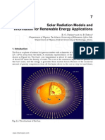 Solar Radiation Models and Information For Renewable Energy Applications