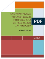 Conjunctions, Transitional Phrases and Intensifiers in Turkish Yuksel Goknel-Signed