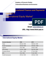 Lecture 11 International Equity Market