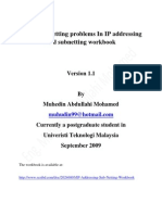 IP Addressing and Sub Netting Answer Book