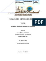 Inferencia Estadística Aplicada A La Economía