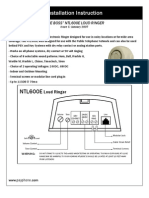 Installation Instruction: NTL600E