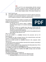 Input-Output Modules: Detection Mechanism. Functions of I/O Module