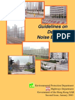 Guidelines On Design of Noise Barriers