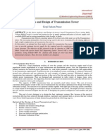 Analysis and Design of Transmission Tower