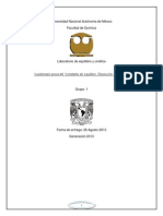 Previo Practica #2 Constante de Equilibrio. Disolución Del KNO3 A