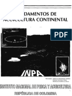 Fundamentos de Acuicultura Continental