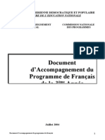 Document D'accompagnement Du Français 3AP Définitif