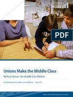 Unions Make The Middleclass