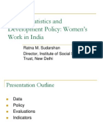 Gender Statistics and Development Policy: Women's Work in India