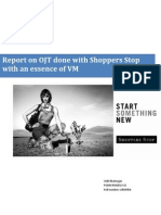 Shoppers Stop Report On On Job Training