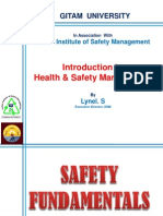 Introduction To Health & Safety Management: Gitam University