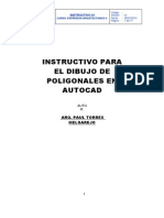 Instructivo para El Dibujo de Poligonales en Autocad